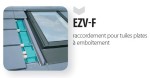 FAKRO Raccord EZV-F (17) 134x140cm Toiture ondulée max 45 ht